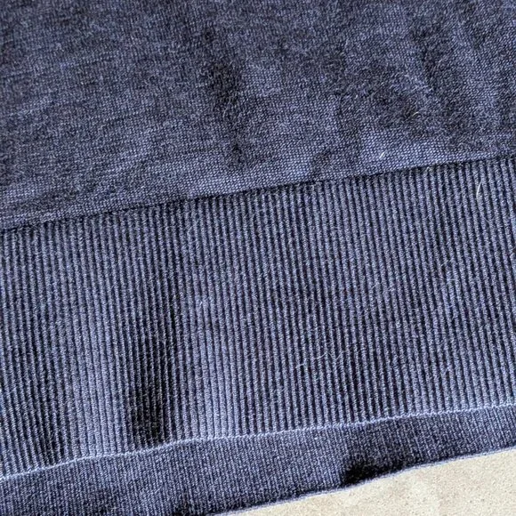 COS Basic wide-neck knit jumper | Navy - Picture 12 of 16